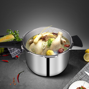 Olla de sopa y caldo de doble mango Lennon, cocina de vapor de alta presión, compatible con inducción de Gas - Product Image 1