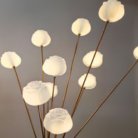 Décorations lumineuses romantiques en fer forgé pour allée florale, motif bourgeon de rose, pour mariages, salles de réception et événements