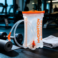 Réservoir d'hydratation en TPU sans BPA, tube de boisson détachable, écologique, étanche, pour le cyclisme en plein air