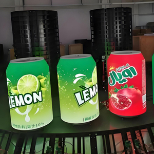 Pantalla <span class=keywords><strong>LED</strong></span> Creativa con Forma de Lata de Cerveza para Publicidad, Pantalla Innovadora con Forma Especial, Módulo <span class=keywords><strong>LED</strong></span> Flexible para Bebidas - Product Image 4
