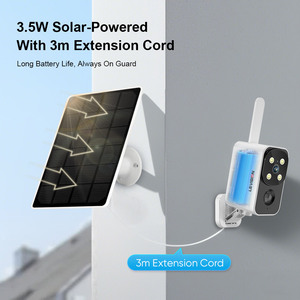 Ubox 4G/Wifi Năng Lượng Mặt Trời An Ninh Pin Máy Ảnh 2K Không Dây Ngoài Trời Pin Powered Máy Ảnh Màu Tầm Nhìn Ban Đêm PIR Con Người Chuyển Động Cam - Product Image 3