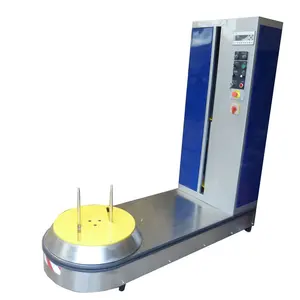 China Airport Stretch Film luggage Wrapping Machine/Hotel suitcase Wrapper