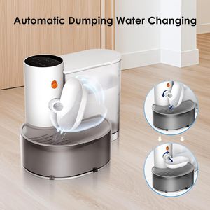 Distributeur d'eau sans fil pour animaux de compagnie Distributeur d'eau automatique intelligent pour chat Chargement en direct Séparation de l'eau sale - Product Image 2