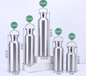 Botella de Agua Aislada al Vacío de Acero Inoxidable Ecológica de 26 oz, Tapa de Boca Ancha, Agarre Manual, Rendimiento Térmico de 6 a 12 Horas - Product Image 6