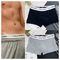 Caleçons Boxers en Coton Tricoté pour Hommes Cx756 – Taille Mi-Haute, Respirants, Sous-vêtements de Sport, Motif Uni, Designs Personnalisables