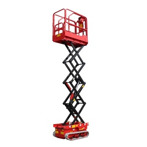 Hydraulische schaarlift op batterijen, handmatige bediening, mini-desktopplatformlift, 1170x600mm tafel, noodafstap systeem - Product Image 2
