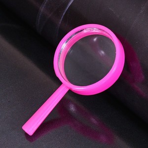 YL <b>Mini</b> Plastic Magnifying Glass 25mm Handheld Toy For Children Reading <b>Books</b> And Newspapers - Product Image 4