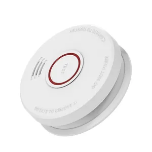 Detector de humo de 1 año, Sensor fotoeléctrico, solo alarma de humo, 10 años, en venta