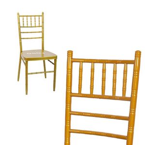 Chaise de réception moderne blanche de luxe pour mariage, hôtel, salle de réception, avec cadre métallique, installation facile, taille personnalisable pour événements - Product Image 3