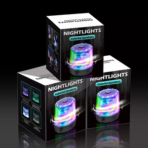 Audio BT Altavoz Atmósfera Luz Cool LED Bass Music Audio con luces de colores Lámpara de escritorio LED Altavoz de luz nocturna - Product Image 6