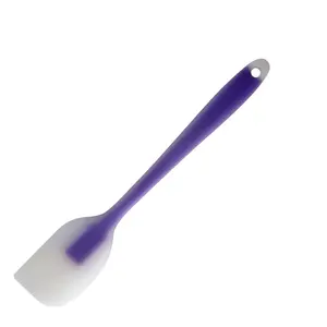 Heat-Resistant Solid Cake Baking Tools Silicone Mixing Cream Colorful Butter Scraper Kitchen Silicone Spatula