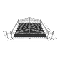 Estructuras de Iluminación Ajustables para Eventos, Sistema de Truss de Aluminio para Escenarios, Exhibición de Altavoces Line Array
