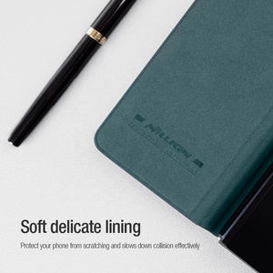 NILLKIN qin <span class=keywords><strong>เคส</strong></span>หนังฝาพับสำหรับ <span class=keywords><strong>Samsung</strong></span> Galaxy Z Fold 5 & <span class=keywords><strong>4</strong></span> 5g พร้อมช่องใส่ปากกา S สำหรับกล้องสไลด์ Z <span class=keywords><strong>4</strong></span>ช่องด้านหลัง - Product Image 5