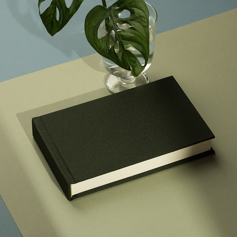 Capacité du modèle de couleur unie vert foncé 52 feuilles 3 pouces