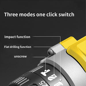 Ensemble de perceuse sans fil au lithium multifonction best-seller, 23 pièces, vitesse variable, 21V, OEM, utilisation multi-scènes |   1 batterie et 1 chargeur - Product Image 5