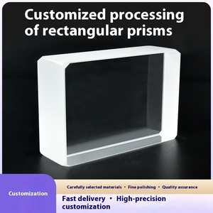 Prisma retangular da finura alta alisa o material ótico com transmissão clara excelente precisa da Semi-transparência - Product Image 4