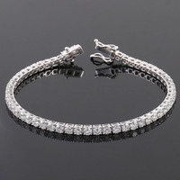 Laboratoire moissanite diamant 2mm-5mm 14k bracelet de tennis bracelet de charme bracelet de créateur bijoux pour femmes 6/7/8 pouces