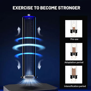 เกจวัดปั๊มสุญญากาศสำหรับผู้ชายขนาด9x1.75นิ้วซิลิโคนไม่มีผลข้างเคียง - Product Image 4