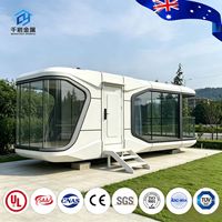 Maison capsule spatiale de style conteneur personnalisée, pod modulaire préfabriqué pour hôtel, complexe hôtelier et projets touristiques