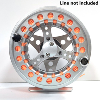 Die molding Aluminium Fly Reel untuk aliran sungai dan danau Fly Fishing kualitas murah Die Casting gulungan terbang