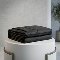 Sac de transport pour cercueil en PVC étanche, pour enterrement, transport funéraire ou hospitalier, avec 4 poignées, fermeture éclair centrale, noir (150x60cm)