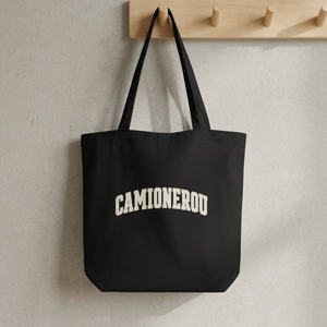 Sac fourre-tout en toile de couleur unie écologique avec fermeture à cordon et broderie - Product Image 3