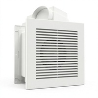 Ventilateur de plafond silencieux 100 CFM, 42 dB, 35 W, moteur AC, extracteur d'air électrique en plastique pour salle de bain, découpe de 210 mm