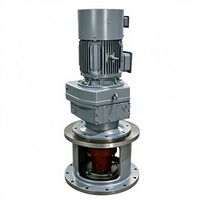 Agitateur vertical à pales en acier inoxydable et acier au carbone pour mélange chimique industriel, homogénéisateur rapide pour boues de traitement des eaux usées