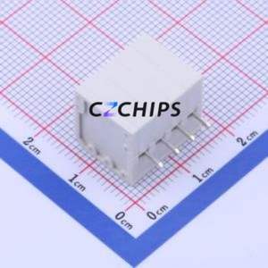 KF239-3.5-4P Spring Terminal Block Through hole Component (THT),P=3.5mm Connector 1x4P 3.5mm White 4P - Product Image 2