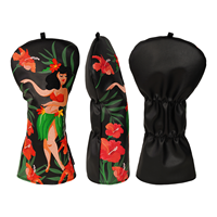 Couvre-chefs de golf de style tropical prix bon marché accessoires de golf en gros couvre-chef de golf conducteur
