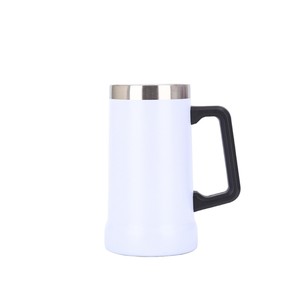 Stainless Steel Beer Mug 24oz Double Wall Vacuum Insulated Portable Outdoor Travel Cup For Men Women - Product Image 4