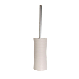 Soporte para escobilla de baño beige de 37 cm de longitud, diseño de cerámica para uso en el baño - Product Image 1
