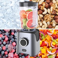 Mixeur-blender de haute qualité à vitesse variable pour jus et smoothies, avec une capacité de 1,8 L pour fruits, épices et céréales