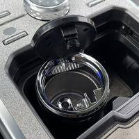 Cendrier de voiture multifonctionnel MASSAIT Jetour T2 Shanhai T2 Traveler avec couvercle et doublure intérieure en métal pour modification intérieure
