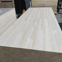 Panneau de bois de pin massif à jointures à doigts, séché au four, qualité mobilier, pour armoires et plateaux de table