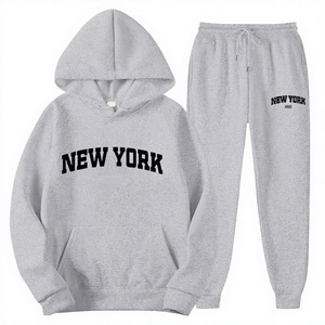 Nouvelle Collection Automne-Hiver : Survêtement Sport Décontracté à Capuche et Manches Longues Épaissi Grande Taille pour Homme Style Européen et Américain - Product Image 3