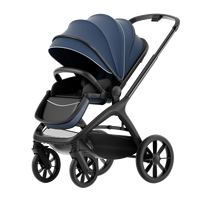 Harga DDP untuk Kereta Dorong Bayi Mewah Lipat dengan Roda Universal 360 Derajat, Rangka Aluminium Alloy, Bersertifikasi EN1888-2, 0-3 Tahun