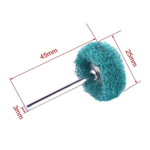 1pcs Mini Drill Brosse abrasive Nylon <span class=keywords><strong>Polissage</strong></span> Roue de <span class=keywords><strong>polissage</strong></span> <span class=keywords><strong>Dremel</strong></span> Outil à main rotatif Accessoires Set Rust Remover - Product Image 6