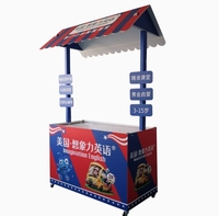 L'usine fournit un comptoir d'affichage de table pliable Table promotionnelle Table d'affichage pliante mobile