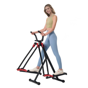 TBFIT Appareil de cardio-training pliable Air Climber avec mouvement à 360 degrés pour la maison, amincissement des jambes, glisseur, marcheur et <span class=keywords><strong>rameur</strong></span> de <span class=keywords><strong>fitness</strong></span> cardio - Product Image 1