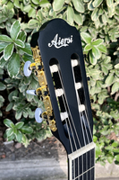 Aiersi OEM grosir kualitas tinggi pemula warna biru gitar klasik gitar Linden 39 inci gitar klasik