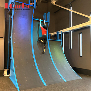 Muro de Escalada Inflable de 12 Pies Estilo <span class=keywords><strong>Ninja</strong></span> Warrior, Equipo de Juegos Interior/Exterior para Casa, Escuela, Centro Comercial - Product Image 4