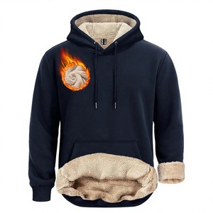 Sudadera con Capucha para Hombre, Forro Polar, Estilo Casual de Invierno, Corte Regular, 100% Algodón, Logotipo Frontal, Transpirable - Product Image 1