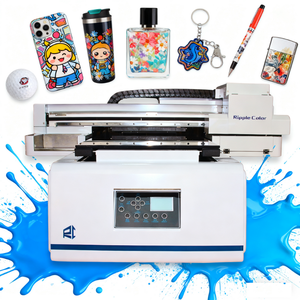 Stampante UV A2 A3 per Bottiglie a 360 Gradi a Colori Ripple 4030 4060 per Metallo Vetro Acrilico Custodie Foto Adesivi - Product Image 1