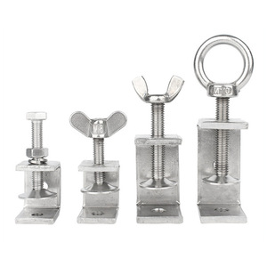Abrazaderas en C <span class=keywords><strong>de</strong></span> Acero Inoxidable, Abrazaderas en U <span class=keywords><strong>de</strong></span> Metal Resistentes <span class=keywords><strong>para</strong></span> Trabajos Metálicos, Abrazadera Pequeña <span class=keywords><strong>para</strong></span> Escritorio con Apertura <span class=keywords><strong>de</strong></span> Mandíbula Ancha y Estable - Product Image 4