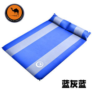 Colchón Inflable Automático Rectangular, Capacidad de Carga de 180 Kg, Colchoneta de Camping Azul Gris, Cama de Viaje Portátil para Uso en Exteriores - Product Image 4