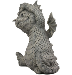 Statue de jardin DIY en résine imitation pierre, représentant un petit <span class=keywords><strong>dragon</strong></span> endormi, des couples de dragons amoureux ou un double <span class=keywords><strong>dragon</strong></span> de <span class=keywords><strong>donjon</strong></span> - Product Image 1