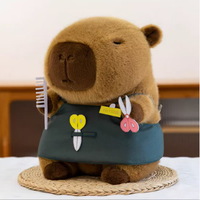 Série exclusive : Peluche douce et mignonne Capybara, 15 pouces (45-50 cm), pour les machines à griffes dans les salles de jeux d'amusement mondiales