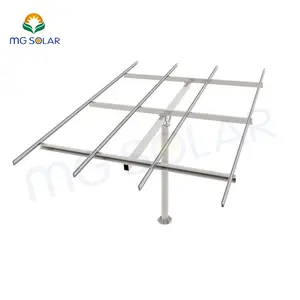 Solar mounting steel ground structure cn fuj stainless steel ground pole anchor pole single pole natural mg solar structure commercial normal sgs 12 years