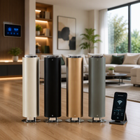 Diffuseur d'huiles essentielles électrique à deux fluides en alliage d'aluminium de 1000 ml, contrôlé par application, nouvelle fonctionnalité spectaculaire, attraction magnétique par induction